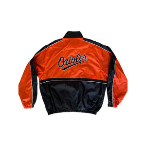 Vintage 1990s Baltimore Orioles MLB G-III Sports Windbreaker Jacket  XL